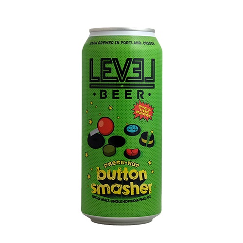 レベルビア / フレッシュホップボタンスマッシャー (Fresh Hop SMaSH IPA) 473ml缶 [Level Beer / Fresh Hop Button Smasher]
