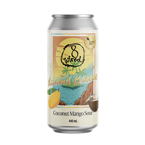 エイトワイヤード / アイランドブリーズ (Coconut Mango Sour) 440ml缶 [8 Wired Brewing / Island Breeze]