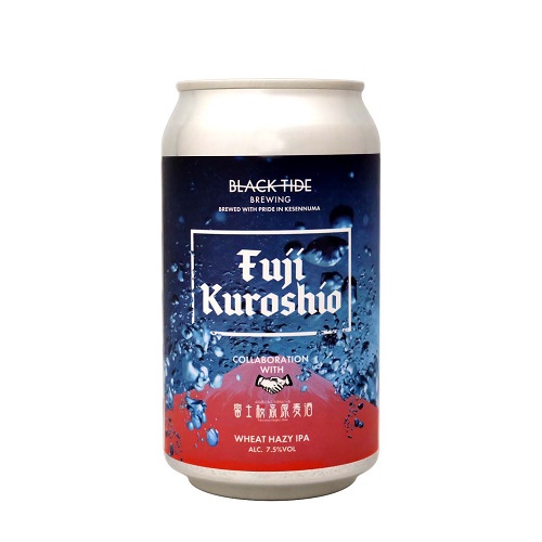 ブラックタイドブリューイング × 富士桜高原麦酒 / フジクロシオ 370ml缶 [Black Tide Brewing × Fujizakura Heights Beer / Fuji Kuroshio]