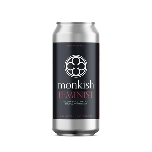 モンキッシュ / フェミニスト (Belgian Tripel w/Hibiscus) 473ml缶 [Monkish / Feminist]
