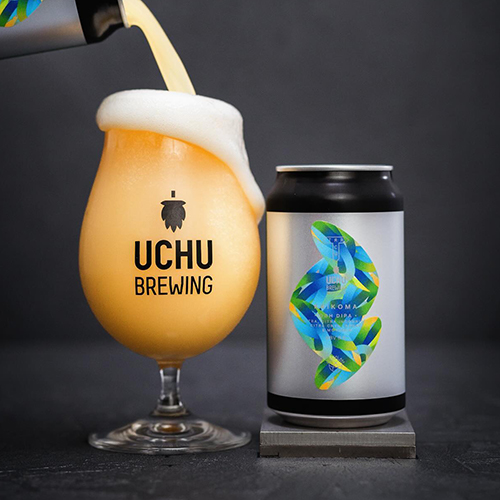 うちゅうブルーイング x トラックブルーイング / KAIKOMA (DDH Double IPA) 350ml缶 [UCHU BREWING x Track Brewing / KAIKOMA]