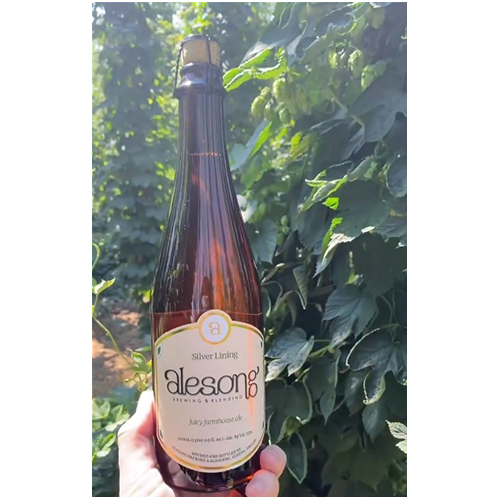 エールソング / シルバーライニング 2022 (Barrel Aged Farmhouse Ale) 500ml瓶 [Alesong / Silver Lining '22]