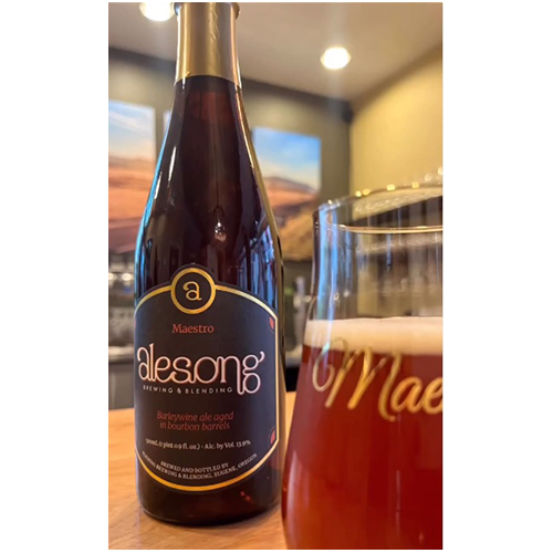 エールソング / マエストロ 2023 (Barrel Aged Barley Wine) 500ml瓶 [Alesong / Maestro '23]