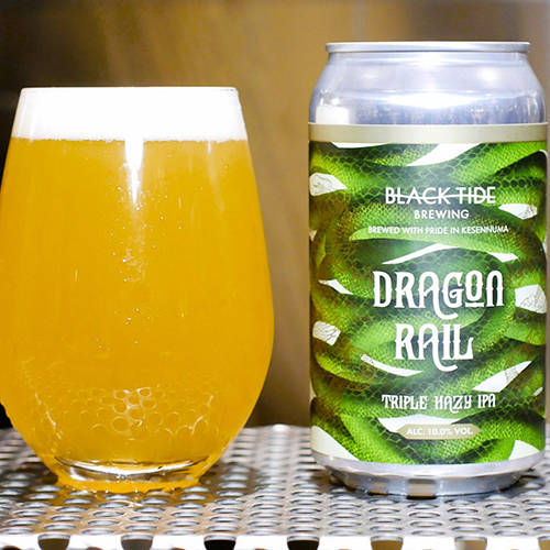 ブラックタイドブリューイング / ドラゴンレール (Triple Hazy IPA) 370ml缶 [Black Tide Brewing / Dragon Rail]