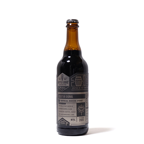 ボトルロジック / スキャターシグナル 2022 (Barrel-Aged Imperial Mocha-Marshmallow Stout) 500ml瓶 [Bottle Logic Brewing / Scatter Signal 2022]