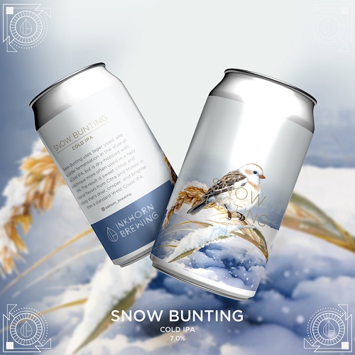 インクホーンブルーイング / スノウバンティング (Cold IPA) 355ml缶 [Inkhorn Brewing / Snow Bunting]