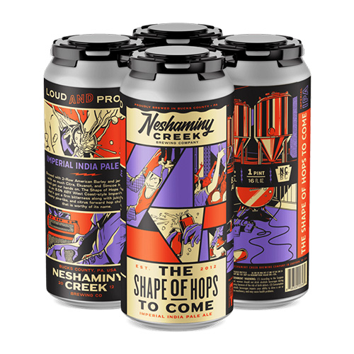 ネシャミニークリーク / ザ・シェイプ・オブ・ホップス・トゥ・カム (West Coast Imperial IPA) 473ml缶 [Neshaminy Creek Brewing / The Shape of Hops to Come]