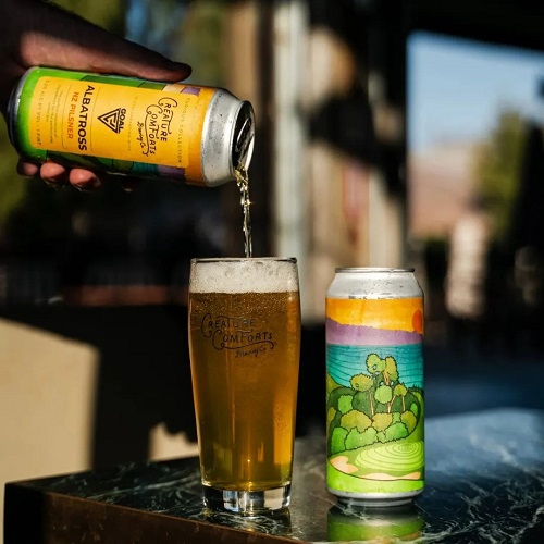 クリーチャーコンフォーツ x ゴール / アルバトロス (NZ Style Pilsner) 473ml缶 [Creature Comforts Brewing x GOAL.Brewing / Albatross]