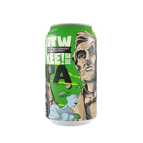 トゥエンティファーストアメンドメント / ブリューフリーオアダイ IPA (American IPA) 355ml缶 [21st Amendment Brewery / Brew Free! Or Die IPA]