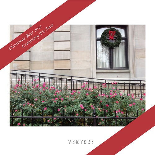 バテレ / クリスマスビア2023 クランベリーパイ サワー 500ml缶 [VERTERE / Christmas Beer 2023 Cranberry Pie Sour]