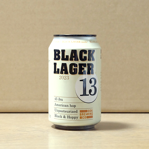 ドクブリューイング / 13 ブラックラガー (Dark Lager) 330ml缶 [DOK Brewing / 13 Black Lager]