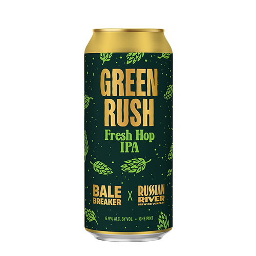 ベールブレイカー x ロシアンリバー / グリーンラッシュ・フレッシュホップIPA (Fresh Hop West Coast IPA) 473ml缶 [Bale Breaker x Russian River / Green Rush Fresh Hop IPA]