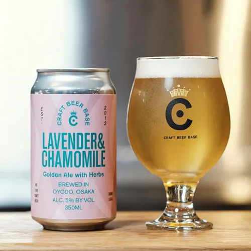 クラフトビアベース / ラベンダー & カモミール (Golden Ale with Herbs) 350ml缶 [CRAFT BEER BASE / LAVENDER & CHAMOMILE]