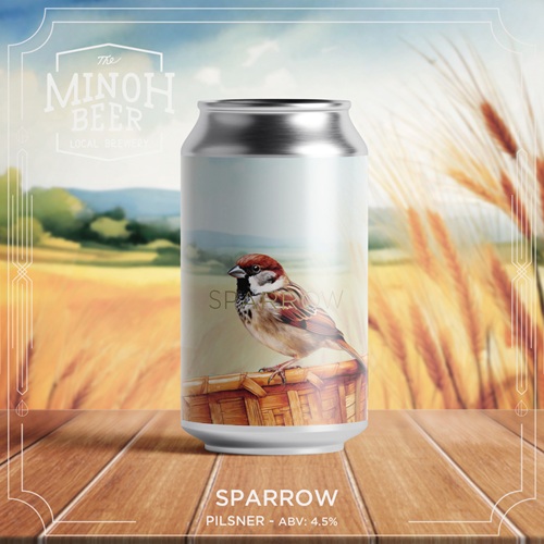 インクホーンブルーイング / スパロー (Pilsner) 355ml缶 [Inkhorn Brewing / Sparrow]