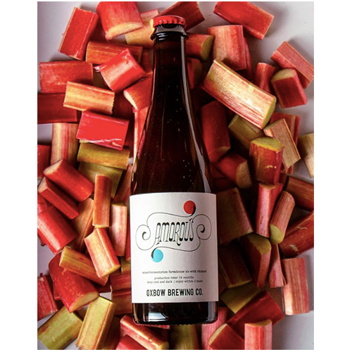 オックスボウ / アモラス (Stainless Aged Gristte with Brettanomyces & Rhubarb Juice) 500ml瓶 [Oxbow / Amorous]