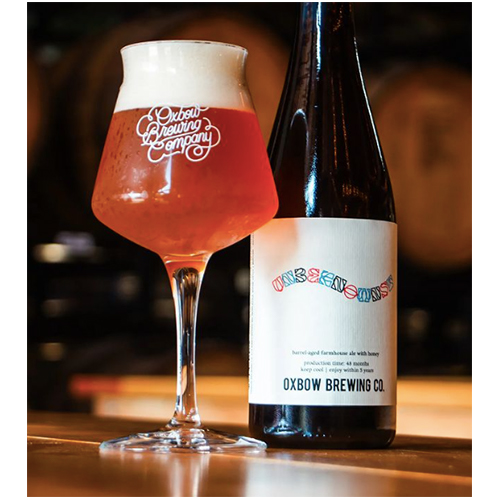 オックスボウ / アンビノウンスト (Barrel Aged Farmhouse Ale with Honey) 500ml瓶 [Oxbow / Unbeknownst]