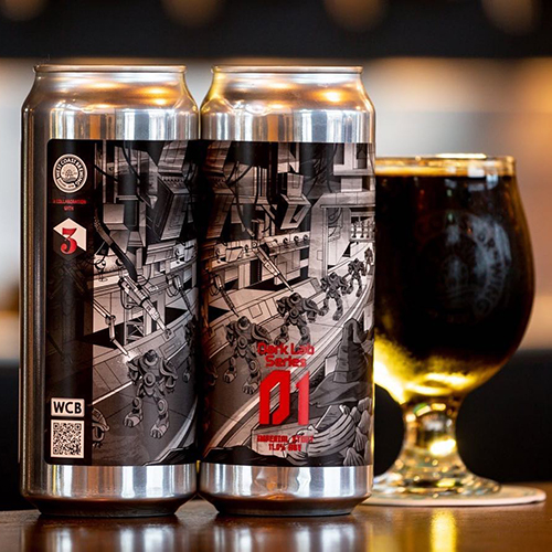 ウエストコーストブルーイング x スリーサンズブルーイング / ダーク・ラボ・シリーズ01 (Imperial Stout) 500ml缶 [West Coast Brewing x 3 Sons Brewing / Dark Lab Series 01]