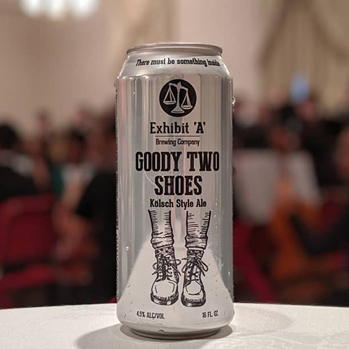 エグジビットエー / グッディ トゥーシューズ (German Style K&ouml;lsch) 473ml缶 [Exhibit 'A' Brewing / Goody Two Shoes]