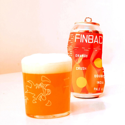 (空輸) フィンバックブルワリー / オレンジクラッシュ (DDH Hazy Double IPA w/ Mandarin & Blood Orange) 473ml缶 [Finback Brewery / Orange Crush]