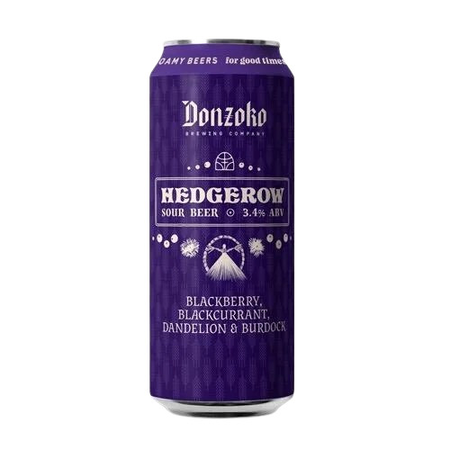 ドンゾコ / ヘッジロウ (Blackberry & Blackcurrant Sour) 500ml缶 [Donzoko Brewing Company / HEDGEROW]