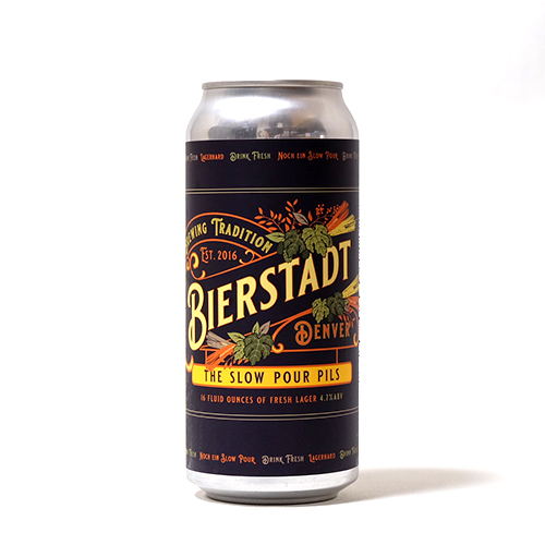 ビアシュタットラガーハウス / スローポアピルス (German Pilsner) 473ml缶 [BierStadt Lagerhaus / The Slow Pour Pils]