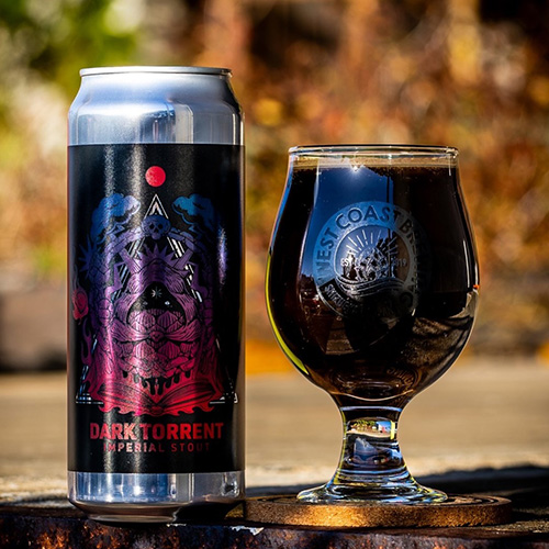 ウエストコーストブルーイング / ダーク・トーレント (Imperial Stout w/Kuromitsu, Kinako and Sea Salt) 510ml缶 [West Coast Brewing / Dark Torrent]