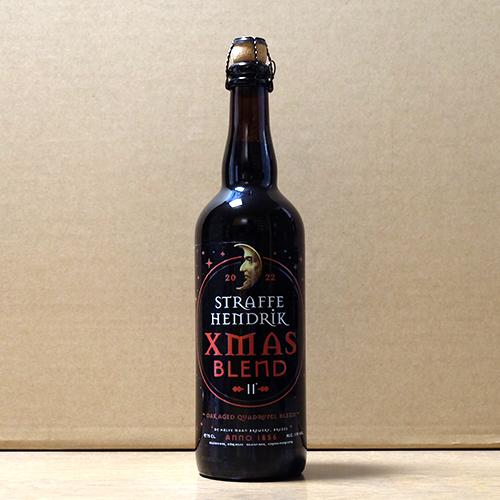 ドゥ・ハルヴ・マーン / ストラッフェヘンドリック クリスマスブレンド 2022 (Belgian Quadruple) 750ml瓶 [De Halve Maan / Straffe Hendrik X-Mas Blend 2022]