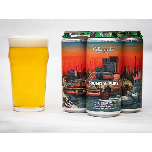 (空輸) セラーメイカー / サウンド・アンド・フューリー (West Coast IPA) 473ml缶 [Cellarmaker / Sound and Fury]