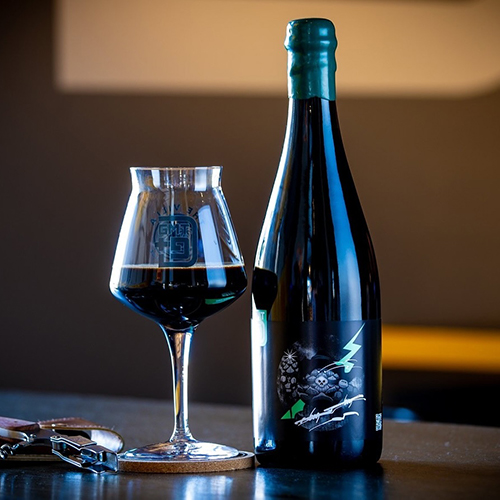 ジー・エム・ティー・プラス・ナイン / リトル・ クリスマス (BA Imperial Stout w/White Chocolate and Peppermint Candy) 750ml瓶 [GMT+9 / Little Xmas]