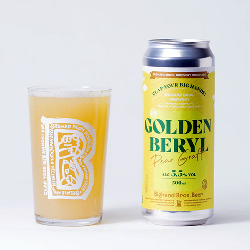 ビッグハンドブロス / ゴールデンベリル (黄色緑柱石) (Pear Graff) 500ml缶 [Bighand Bros. Beer / Golden Beryl]