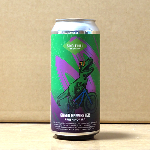 シングルヒル x ベールブレイカー / グリーンハーベスター (Fresh Hop IPA) 473ml缶 [Single Hill x Bale Breaker / Green Harvester]