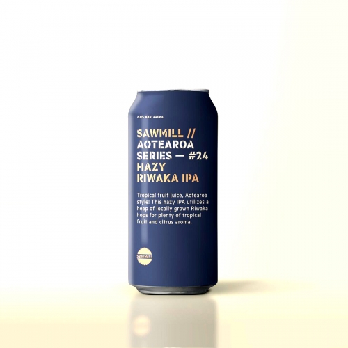 ソーミルブルワリー / ヘイジーリワカ IPA (アオテアロアシリーズ #24) (DDH Hazy IPA) 440ml缶 [Sawmill Brewery / Hazy Riwaka IPA (Aotearoa Series #24)]
