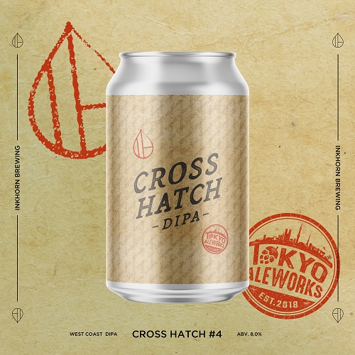 インクホーンブルーイング / クロスハッチ #4 (West Coast Double IPA) 355ml缶 [Inkhorn Brewing / Cross Hatch #4]