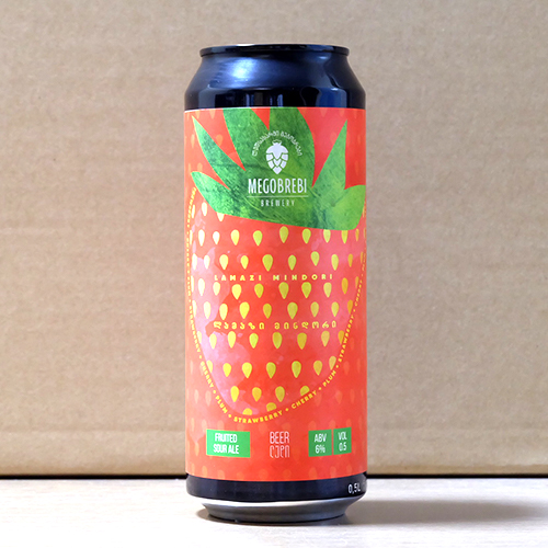 メゴブレビブルワリー / ラマジー・ミンドーリー (Fruited Smoothie Sour) 500ml缶 [Megobrebi Brewery / Lamazi Mindori]