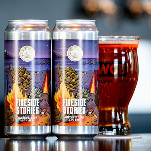 ウエストコーストブルーイング / ファイヤーサイド・ストーリーズ (Northwest IPA) 500ml缶 [West Coast Brewing / Fireside Stories]