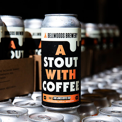 ベルウッズ / ア スタウト ウィズ コーヒー (フィーチャリング サム・ジェイムス・コーヒー・バー) 473ml缶 [Bellwoods / A Stout With Coffee (Feat. Sam James Coffee Bar)]