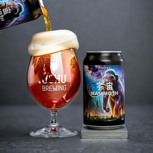 うちゅうブルーイング / 宇宙MAMMOTH (Amber Ale) 350ml缶 [UCHU BREWING / UCHU MAMMOTH]