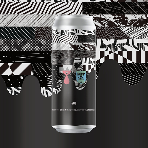 ティーンネイジブルーイング x ブリュードッグ六本木 / 400 (Smoothie Sour Stout W/ Raspberry, Strawberry, Chestnut) 500ml缶 [Teenage Brewing x BrewDog Roppongi / 400]