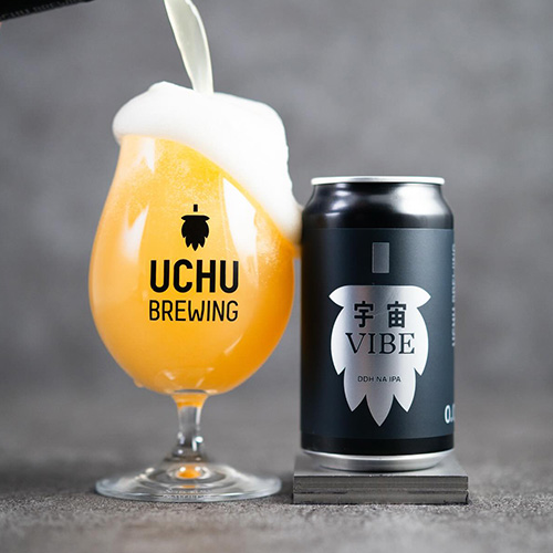 【ノンアルコールビール】 うちゅうブルーイング / 宇宙VIBE (DDH Non Alcoholic IPA) 350ml缶 [UCHU BREWING / UCHU VIBE]