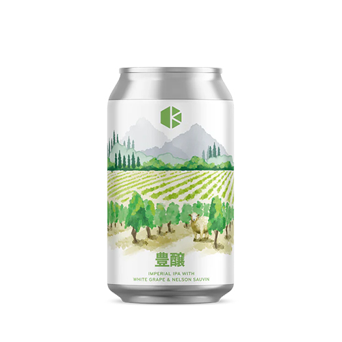 京都醸造 / 豊醸 白ブドウIPA編 (White Grape Imperial IPA with Nelson Sauvin) 350ml缶 [Kyoto Brewing Co. / HOJO - White Grape IPA edition]