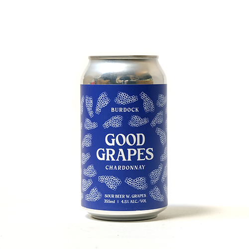 バーダック / グッドグレープス: シャルドネ (Sour Beer w. Chardonnay Grape Skins) 355ml缶 [Burdock / Good Grapes: Chardonnay]