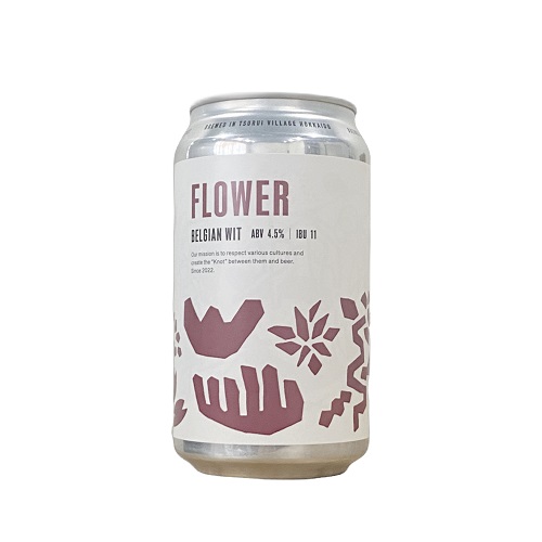 ブラッスリーノット / フラワー (Belgian Wit) 350ml缶 [Brasserie Knot / FLOWER]