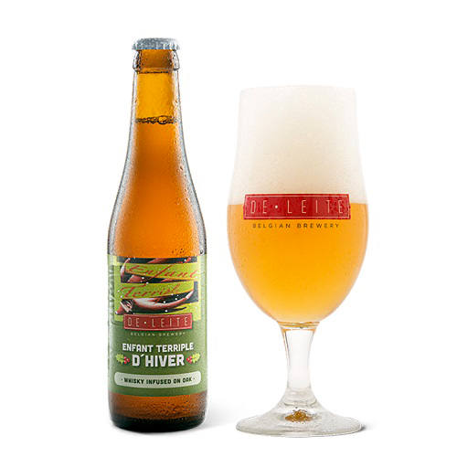 ドゥ・ライト / アンファン・テリプル・ディヴェール (Whisky Infused Blond Tripel) 330ml瓶 [De Leite / Enfant Terriple D'hiver]