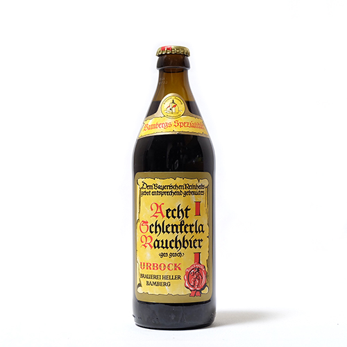 ヘラーブロイ / シュレンケルラ ラオホビア ウルボック 500ml瓶 [Heller Bräu / Aecht Schlenkerla Rauchbier Urbock]
