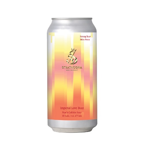 ストラスコナ / インペリアルラブバズ ピーチコブラーサワー (Berliner Weisse) 473ml缶 [Strathcona / Imperial Love Buzz Peach Cobbler Sour]