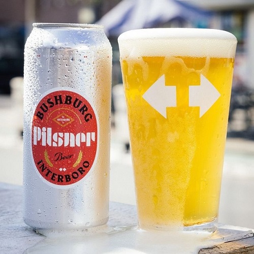 インターボロ / ブッシュバーグ (Hoppy American Pilsner) 473ml缶 [Interboro / Bushburg]