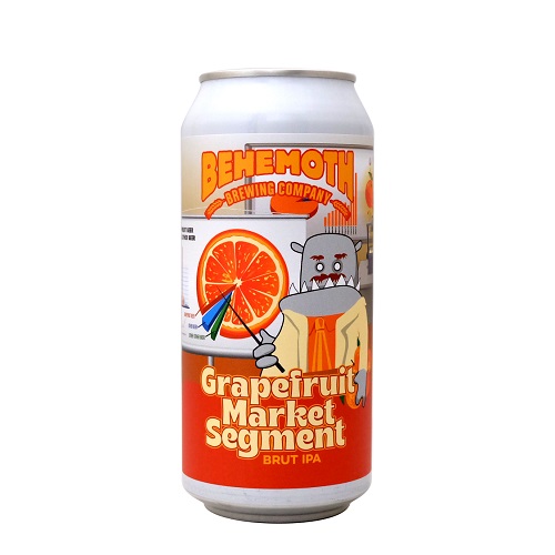ベヒーモス / グレープフルーツマーケットセグメント (Brut IPA) 440ml缶 [Behemoth / Grapefruit Market Segment]